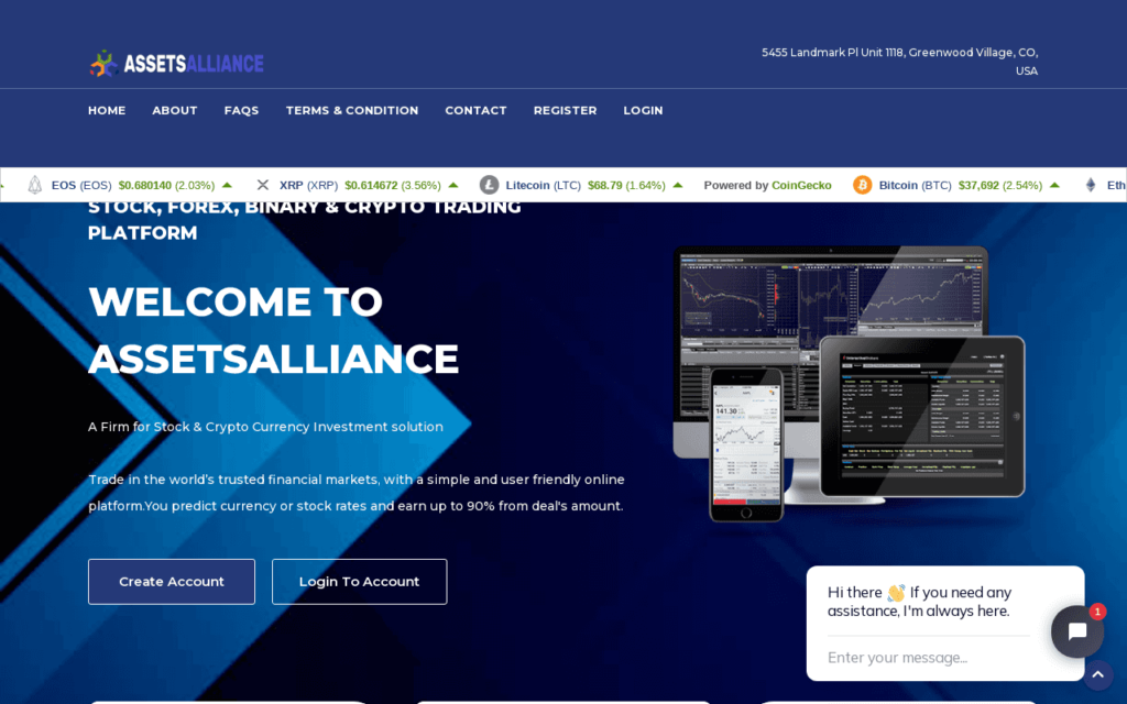 AssetsAlliance Review (assetsalliance.net) – Scam AssetsAlliance