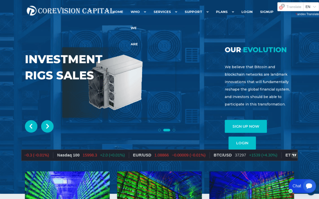 Corevision.Capitals