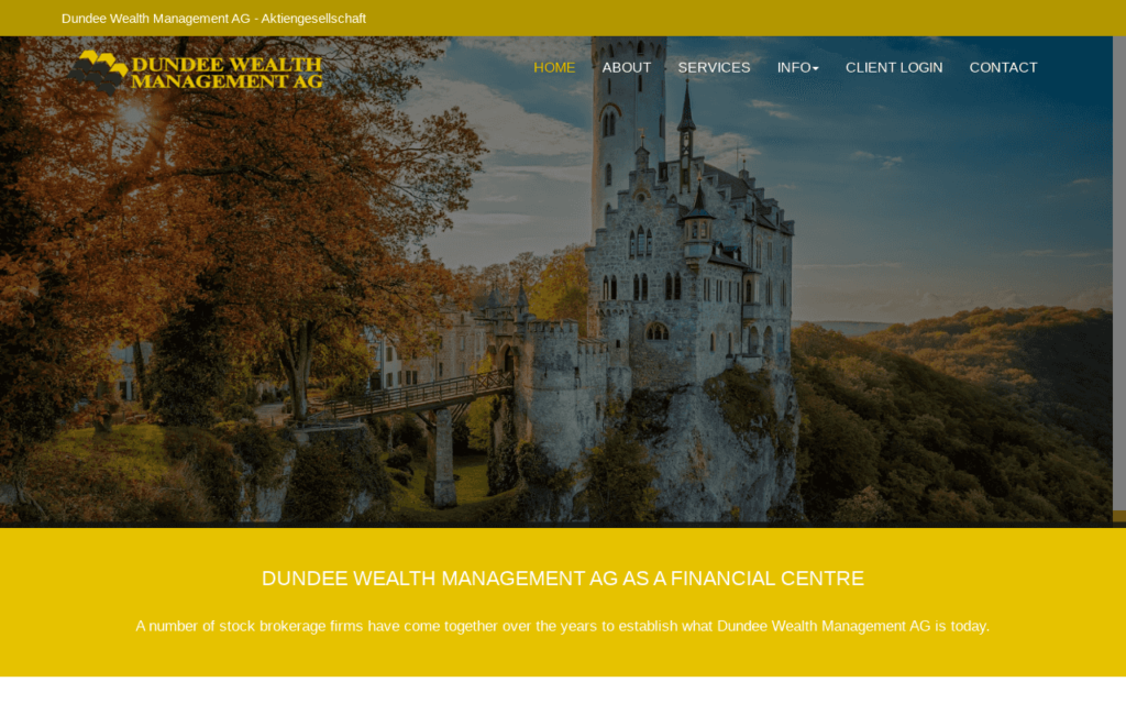 Dundee Wealth Management AG Review (dundeewealthmgmt.co) – Scam Dundee.Wealth.Management.AG