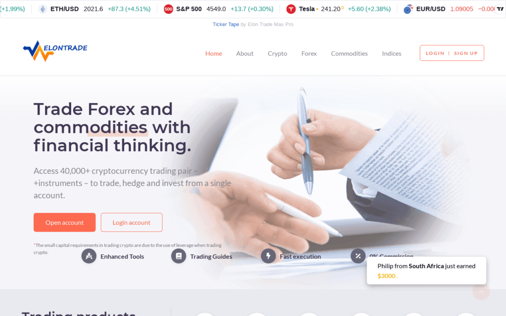 Elon Trade Max Pro Review (elontrademax.com) – Scam Elon.Trade.Max.Pro