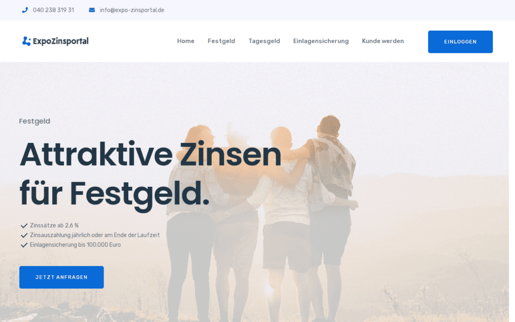Expo-Zinsportal