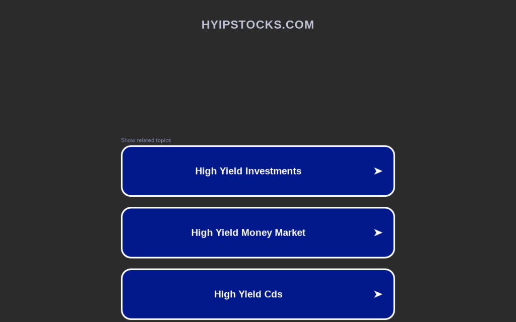 HYIP.Stocks