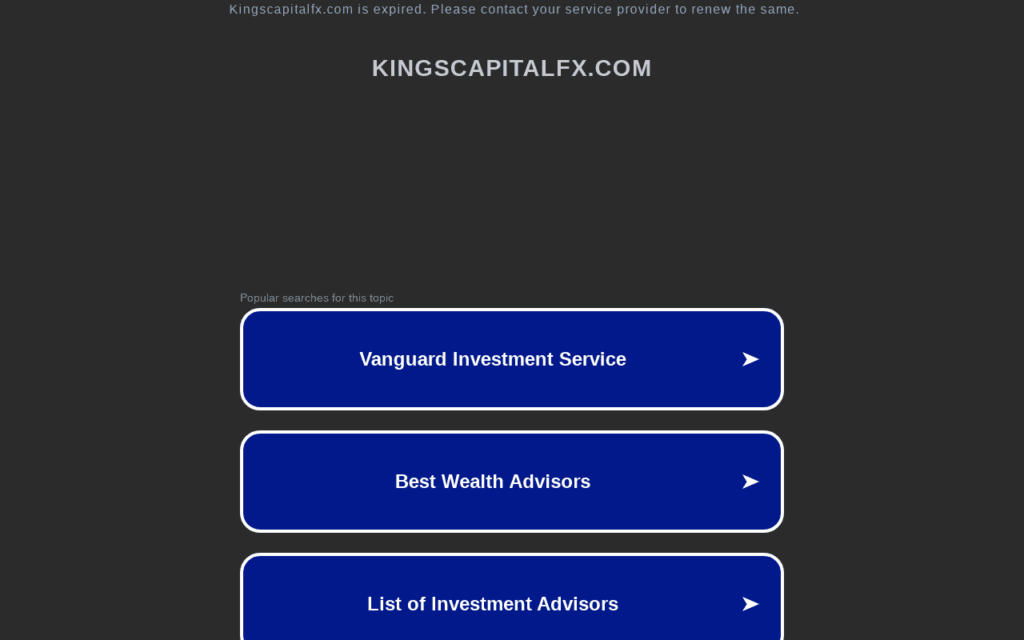 KingsCapital FX Review (kingscapitalfx.com) – Scam KingsCapital.FX