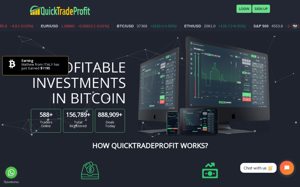 QuickTradeProfit Review (quicktradeprofit.com) – Scam QuickTradeProfit
