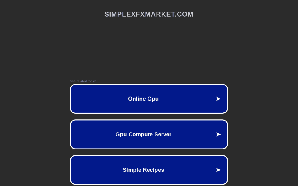 Simplex.Fx.Market
