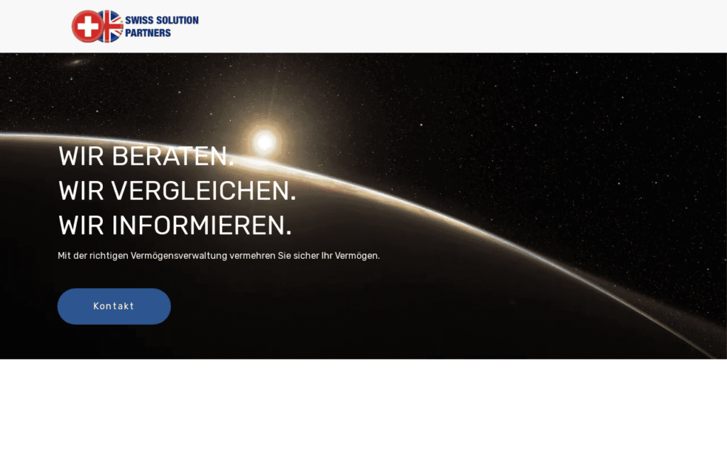 Swiss Solution Partners Review (swisssolutionpartners.com) – Scam Swiss.Solution.Partners