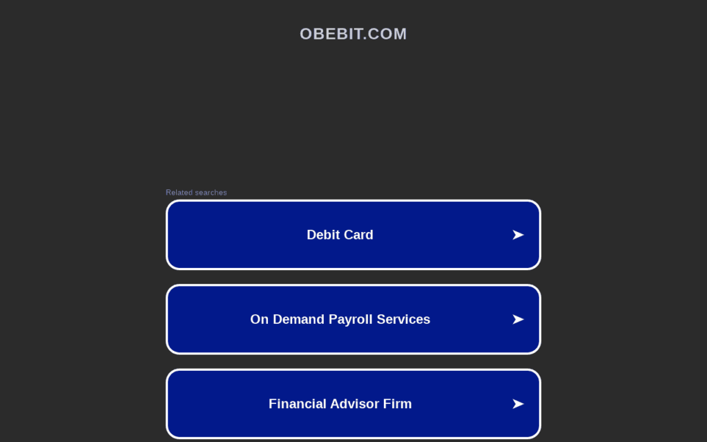 obeBIT Financial Company OÜ Review (obebit.com) – Scam obeBIT.Financial.Company.OÜ