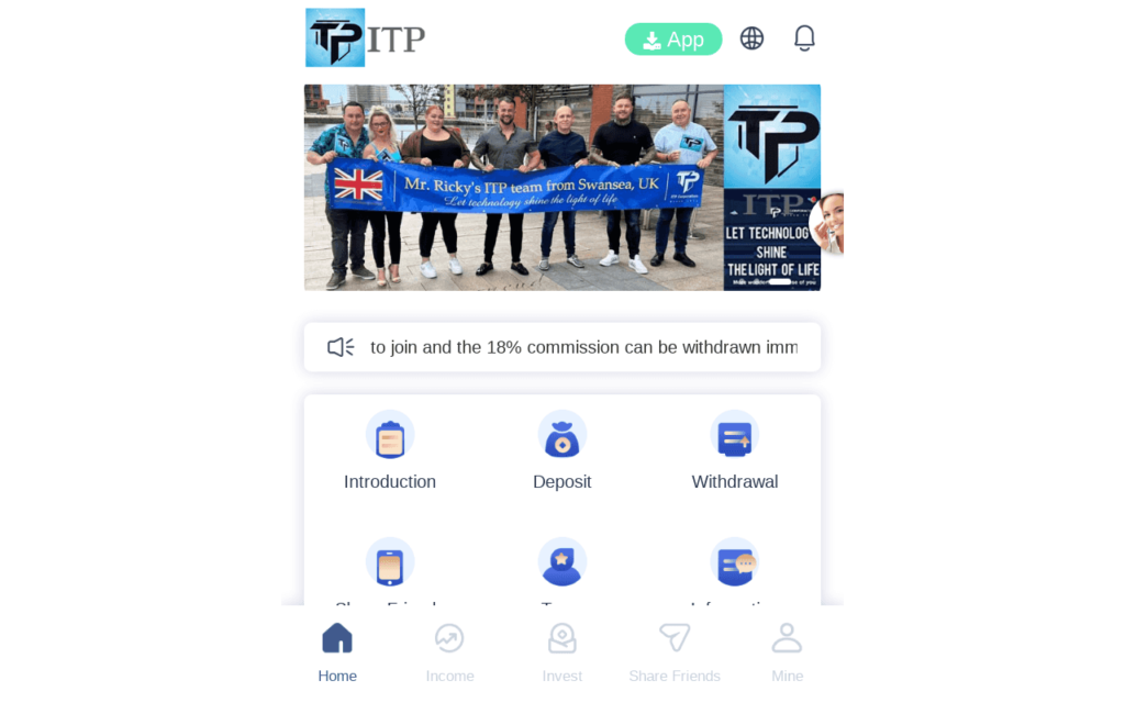 ITP.Corporation./.Intelligent.Technology.Pioneer.Corporation./.ITP.Club./.ITP.World./.New.ITP